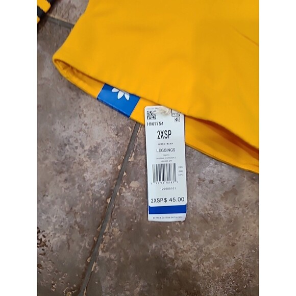 Adidas Orig Tights Womens /Girls Neuclassic High Waist Collegiate Gold 2XSP - Picture 3 of 10